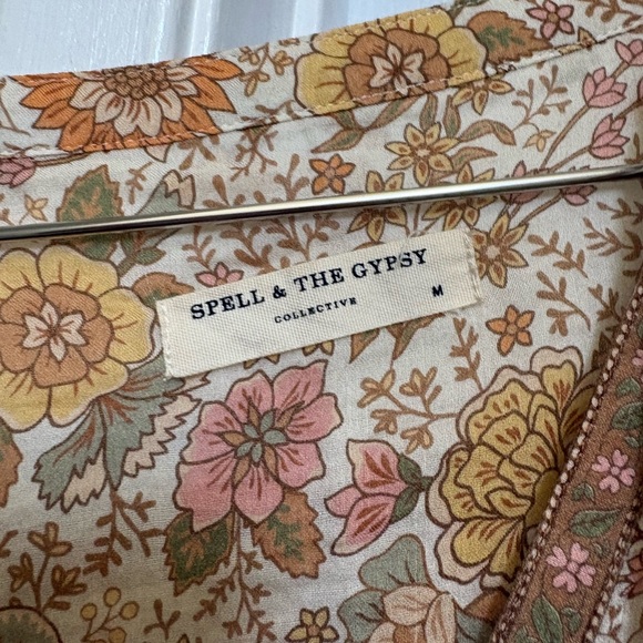 Spell & The Gypsy Collective Juniper Blouse In Cream - Picture 8 of 11